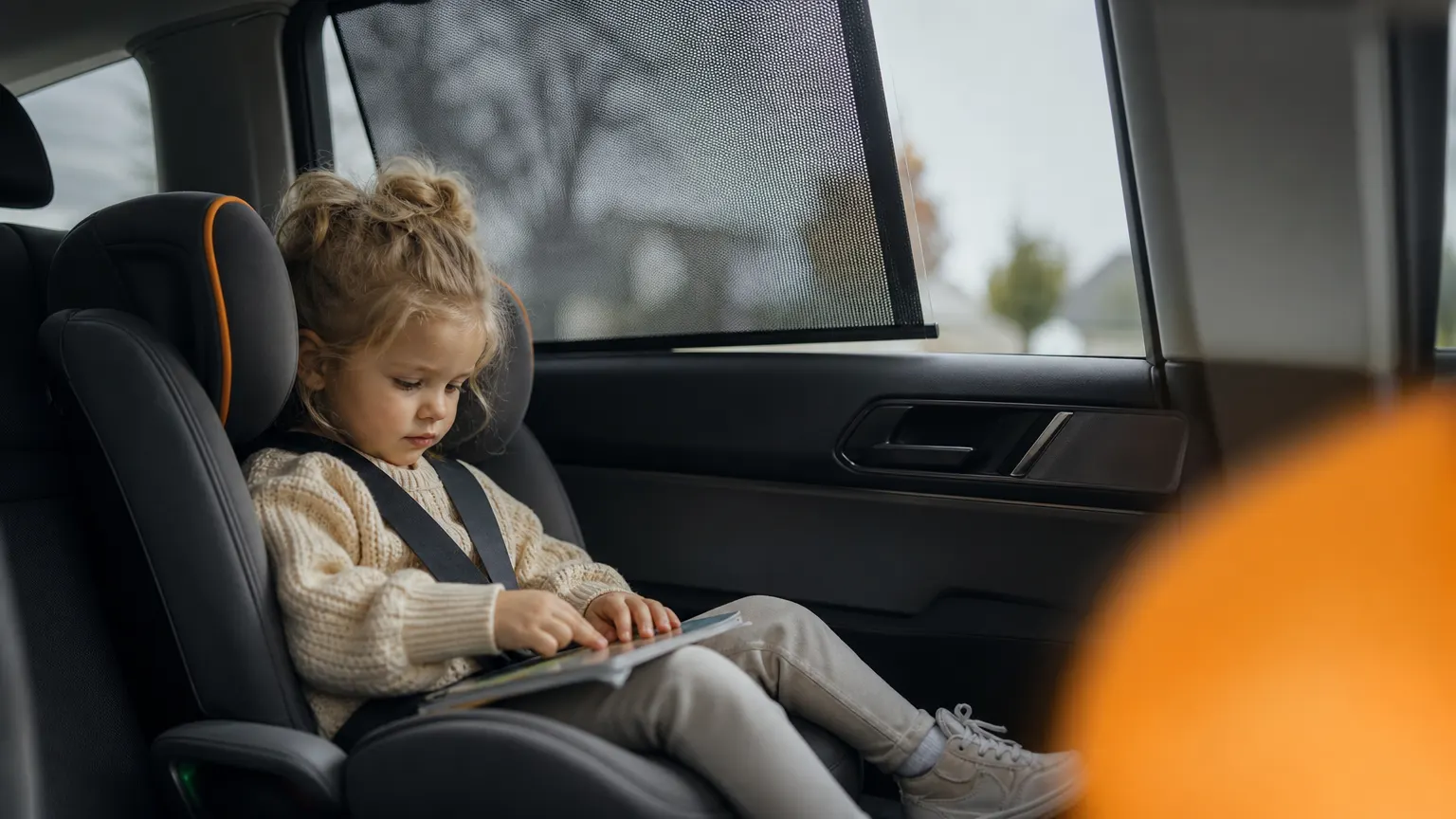 Beste zonwering voor kinderen achterin